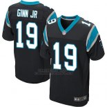 Camiseta Carolina Panthers Ginn Jr Negro Nike Elite NFL Hombre