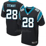 Camiseta Carolina Panthers Stewart Negro Nike Elite NFL Hombre