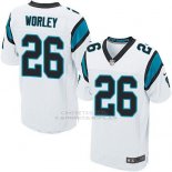 Camiseta Carolina Panthers Worley Blanco Nike Elite NFL Hombre