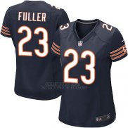 Camiseta Chicago Bears Fuller Blanco Negro Nike Game NFL Mujer
