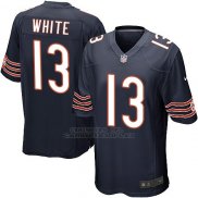 Camiseta Chicago Bears White Blanco Negro Nike Game NFL Hombre