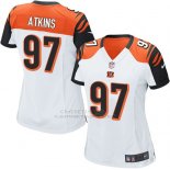 Camiseta Cincinnati Bengals Atkins Blanco Nike Game NFL Mujer