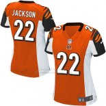 Camiseta Cincinnati Bengals Jackson Naranja Nike Game NFL Mujer