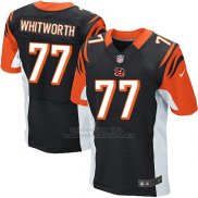 Camiseta Cincinnati Bengals Whitworth Negro Nike Elite NFL Hombre