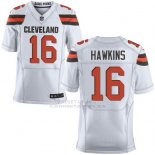 Camiseta Cleveland Browns Hawkins Blanco Nike Elite NFL Hombre
