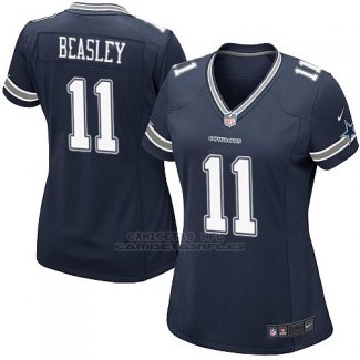 Camiseta Dallas Cowboys Beasley Negro Nike Game NFL Mujer