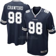 Camiseta Dallas Cowboys Crawford Negro Nike Game NFL Hombre