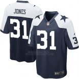 Camiseta Dallas Cowboys Jones Negro Blanco Nike Game NFL Hombre