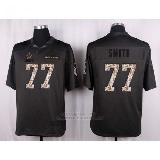Camiseta Dallas Cowboys Smith Apagado Gris Nike Anthracite Salute To Service NFL Hombre