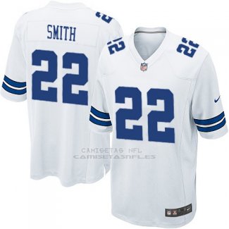 Camiseta Dallas Cowboys Smith Blanco Nike Game NFL Nino