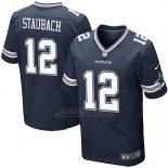 Camiseta Dallas Cowboys Staubach Profundo Azul Nike Elite NFL Hombre