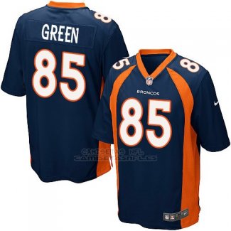 Camiseta Denver Broncos Green Azul Oscuro Nike Game NFL Nino