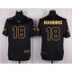Camiseta Denver Broncos Manning Negro Nike Elite Pro Line Gold NFL Hombre