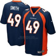 Camiseta Denver Broncos Smith Azul Oscuro Nike Game NFL Hombre