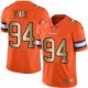 Camiseta Denver Broncos Ware Naranja Nike Gold Legend NFL Hombre