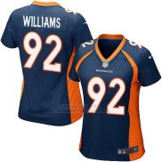 Camiseta Denver Broncos Williams Azul Oscuro Nike Game NFL Mujer