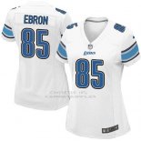 Camiseta Detroit Lions Ebron Blanco Nike Game NFL Mujer