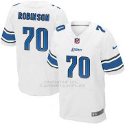 Camiseta Detroit Lions Robinson Blanco 2016 Nike Elite NFL Hombre