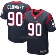 Camiseta Houston Texans Clowney Profundo Azul Nike Elite NFL Hombre