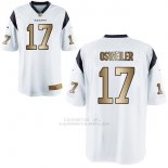 Camiseta Houston Texans Oaweiler Blanco Nike Gold Game NFL Hombre