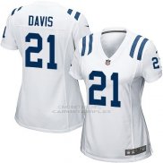 Camiseta Indianapolis Colts Davis Blanco Nike Game NFL Mujer