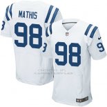 Camiseta Indianapolis Colts Mathis Blanco Nike Elite NFL Hombre