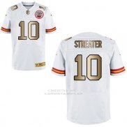 Camiseta Kansas City Chiefs Streater Blanco Nike Gold Elite NFL Hombre