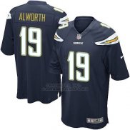 Camiseta Los Angeles Chargers Alworth Negro Nike Game NFL Nino