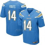 Camiseta Los Angeles Chargers Fouts Azul Nike Elite NFL Hombre