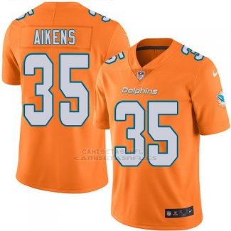 Camiseta Miami Dolphins Aikens Naranja Nike Legend NFL Hombre