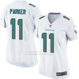 Camiseta Miami Dolphins Parker Blanco Nike Game NFL Mujer