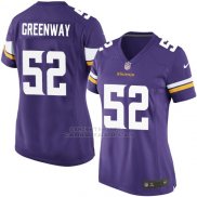 Camiseta Minnesota Vikings Greenway Violeta Nike Game NFL Mujer