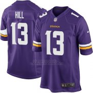 Camiseta Minnesota Vikings Hill Violeta Nike Game NFL Hombre
