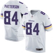 Camiseta Minnesota Vikings Patterson Blanco Nike Elite NFL Hombre
