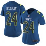 Camiseta NFC Freeman Azul 2017 Pro Bowl NFL Mujer Camiseta NFC Freeman Azul 2017 Pro Bowl NFL Mujer