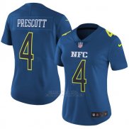 Camiseta NFC Prescott Azul 2017 Pro Bowl NFL Mujer