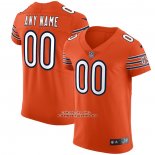 Camiseta NFL Elite Chicago Bears Personalizada Vapor Untouchable Naranja