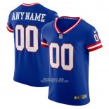 Camiseta NFL Elite New York Giants Classic Vapor Personalizada Azul