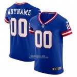 Camiseta NFL Elite New York Giants Vapor F.U.S.E. Personalizada Blue