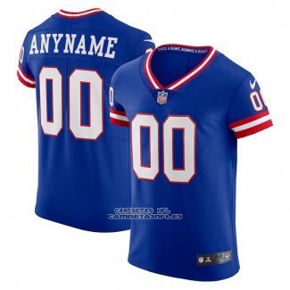 Camiseta NFL Elite New York Giants Vapor F.U.S.E. Personalizada Blue