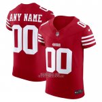 Camiseta NFL Elite San Francisco 49ers Vapor F.U.S.E. Personalizada Rojo