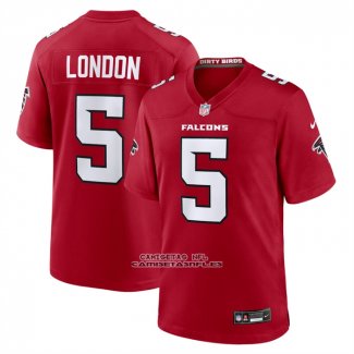 Camiseta NFL Game Atlanta Falcons Drake London Rojo