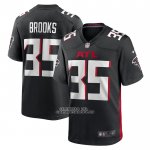 Camiseta NFL Game Atlanta Falcons Natrone Brooks Negro