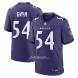 Camiseta NFL Game Baltimore Ravens Jovaughn Gwyn Violeta Camiseta NFL Game Baltimore Ravens Jovaughn Gwyn Violeta