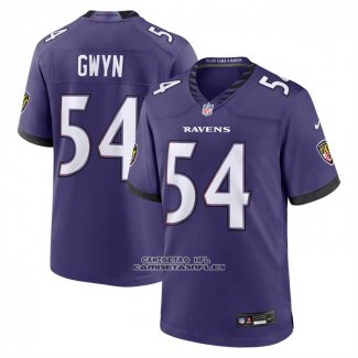 Camiseta NFL Game Baltimore Ravens Jovaughn Gwyn Violeta