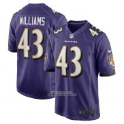 Camiseta NFL Game Baltimore Ravens Marcus Williams Violeta