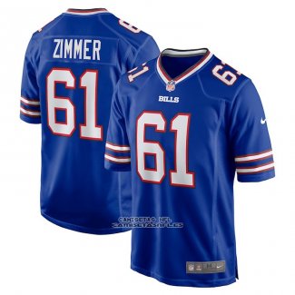 Camiseta NFL Game Buffalo Bills Justin Zimmer Azul