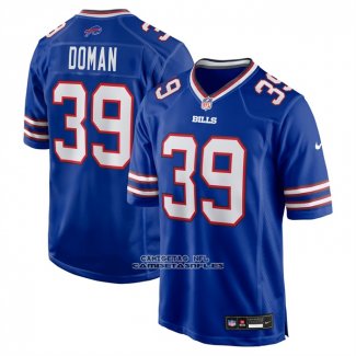 Camiseta NFL Game Buffalo Bills Tommy Doman Jugador Royal