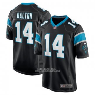 Camiseta NFL Game Carolina Panthers Andy Dalton Negro