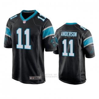 Camiseta NFL Game Carolina Panthers Robby Anderson Negro